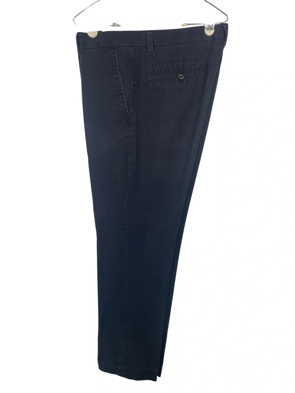 Banana Republic Classic Flat Front Straight-Leg Navy Pants Men’s 36x32